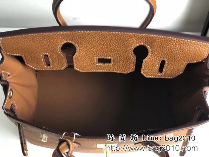 愛馬仕Hermes經典款荔枝紋軟牛皮鉑金包 百搭手提包 0AM1854